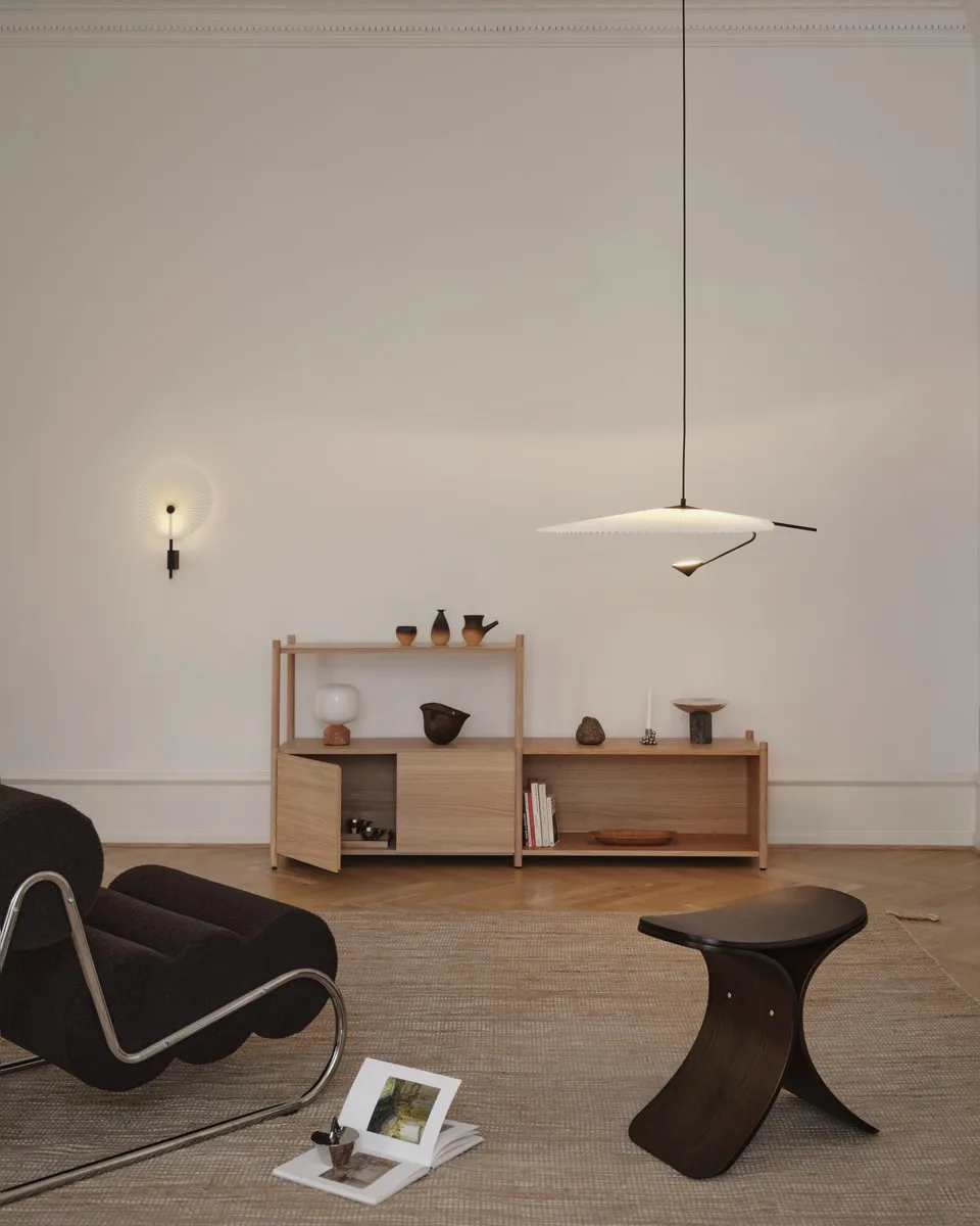 Luno jakkara 48×28×72 cm, Tumma tammi Gejst