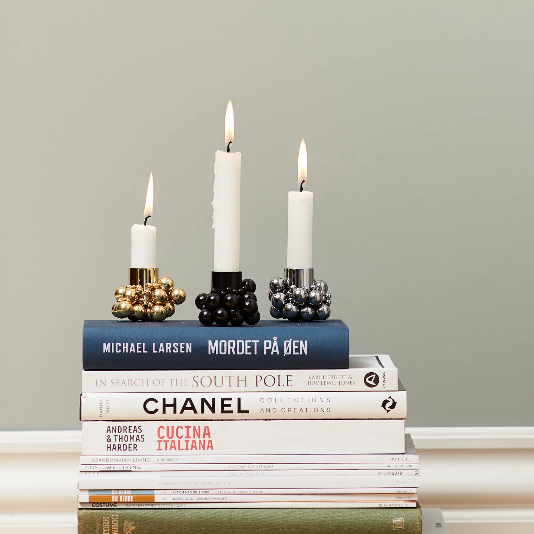 Molekyl kynttilänjalka 1, Kromi Gejst