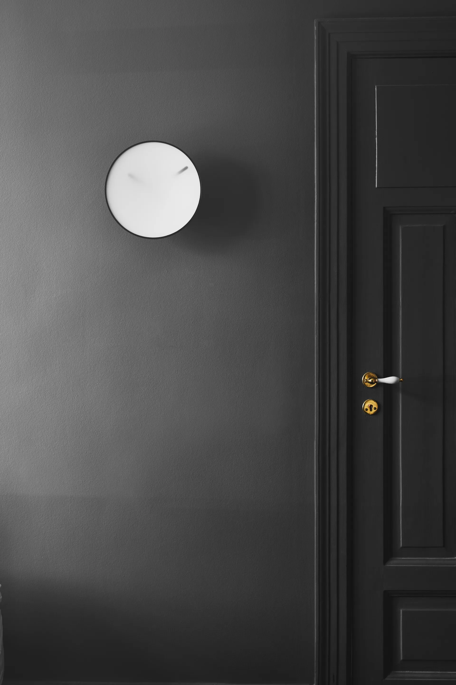 Moment seinäkello Ø 30 cm, Valkoinen Gejst