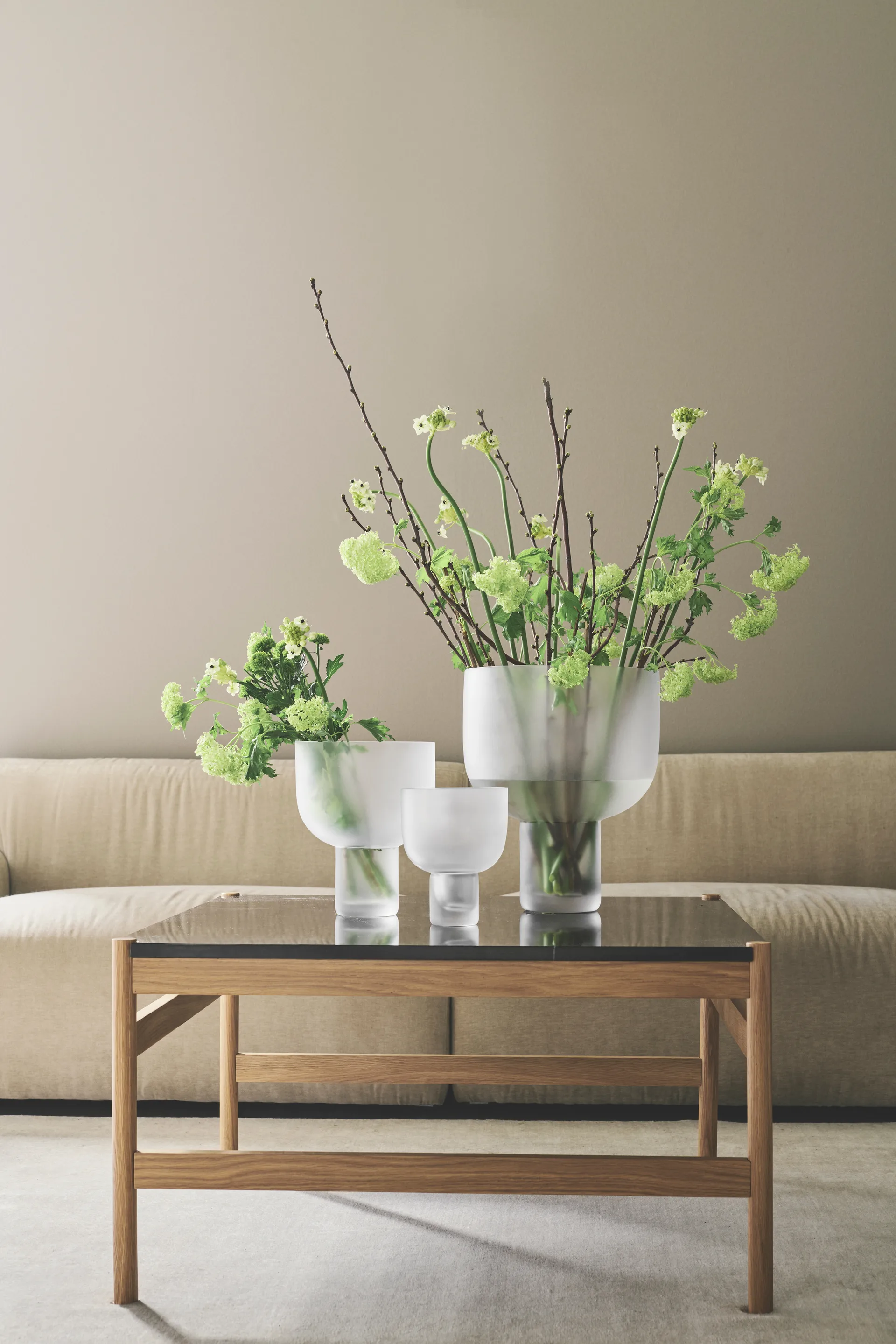 Nebl maljakko large, Frosted Gejst