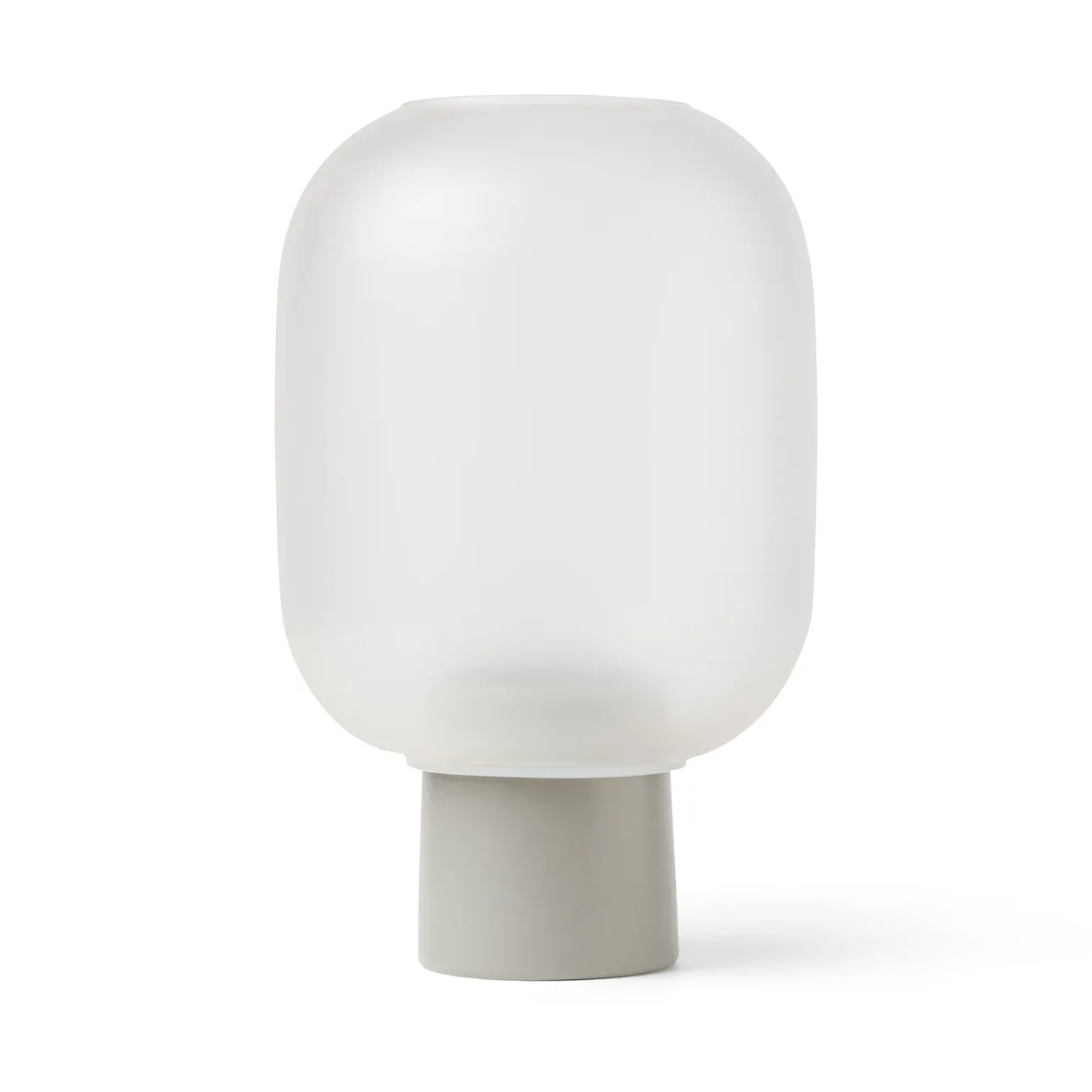 Nebl ruukku huurrettu lasi suuri Ø 25 cm, Harmaa Gejst