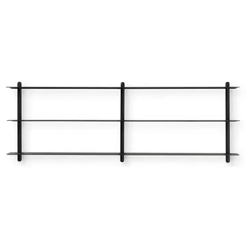 Nivo hylly D - Mustaksi petsattu saarni-musta - Gejst