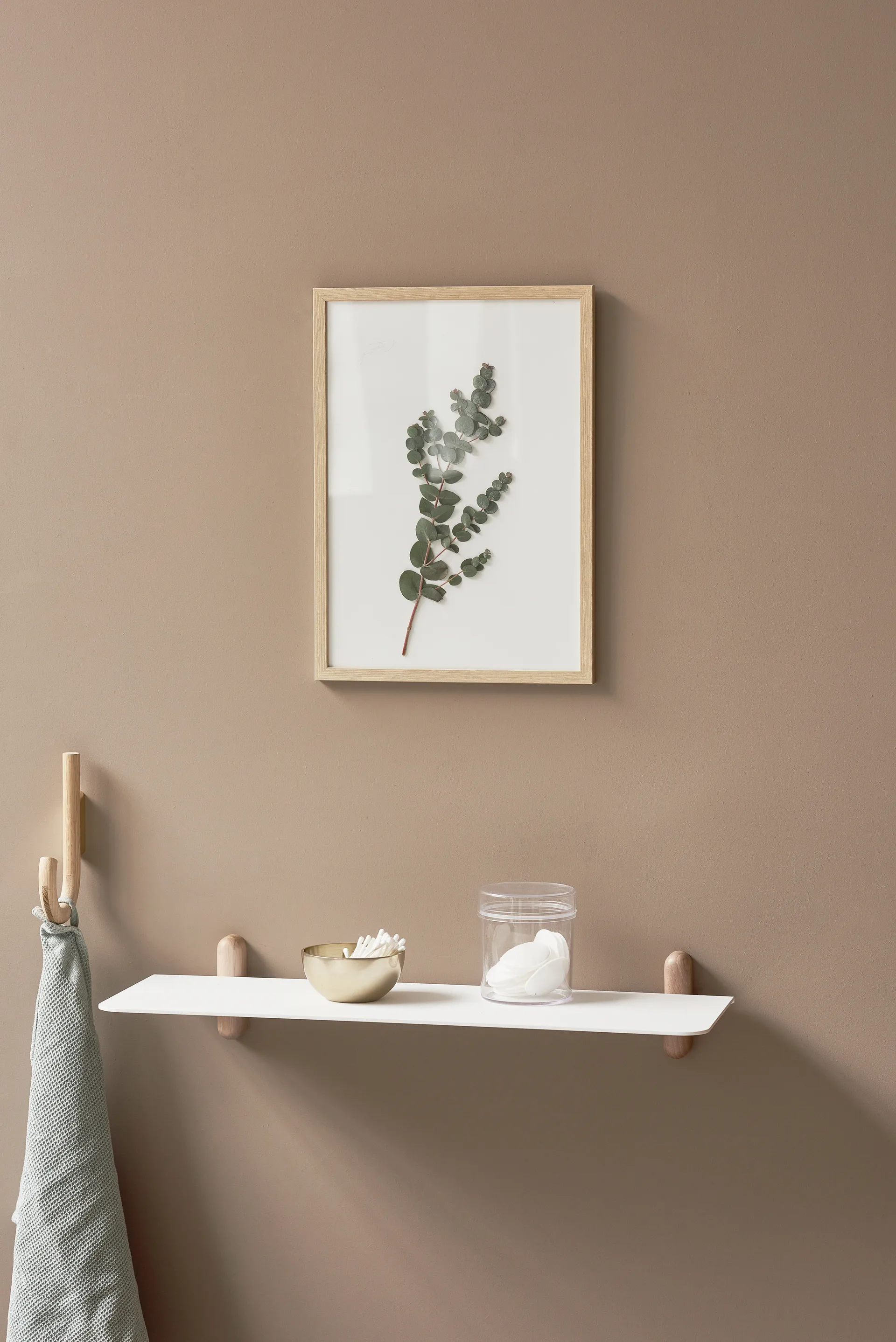 Nivo hylly G large, Vaalea tammi-valkoinen Gejst