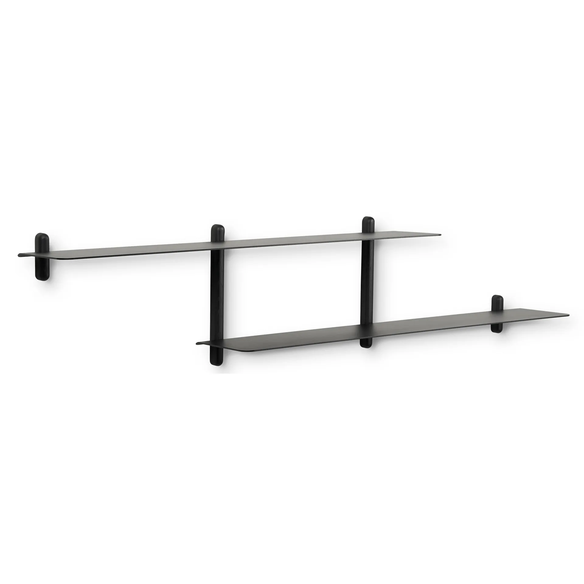 Nivo hylly H, Mustaksi petsattu saarni-musta Gejst