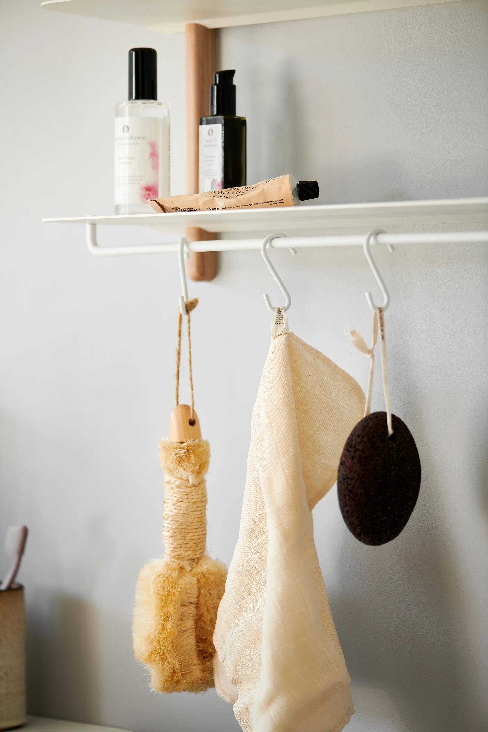 Nivo koukku hyllyyn 3-pakkaus, Valkoinen Gejst