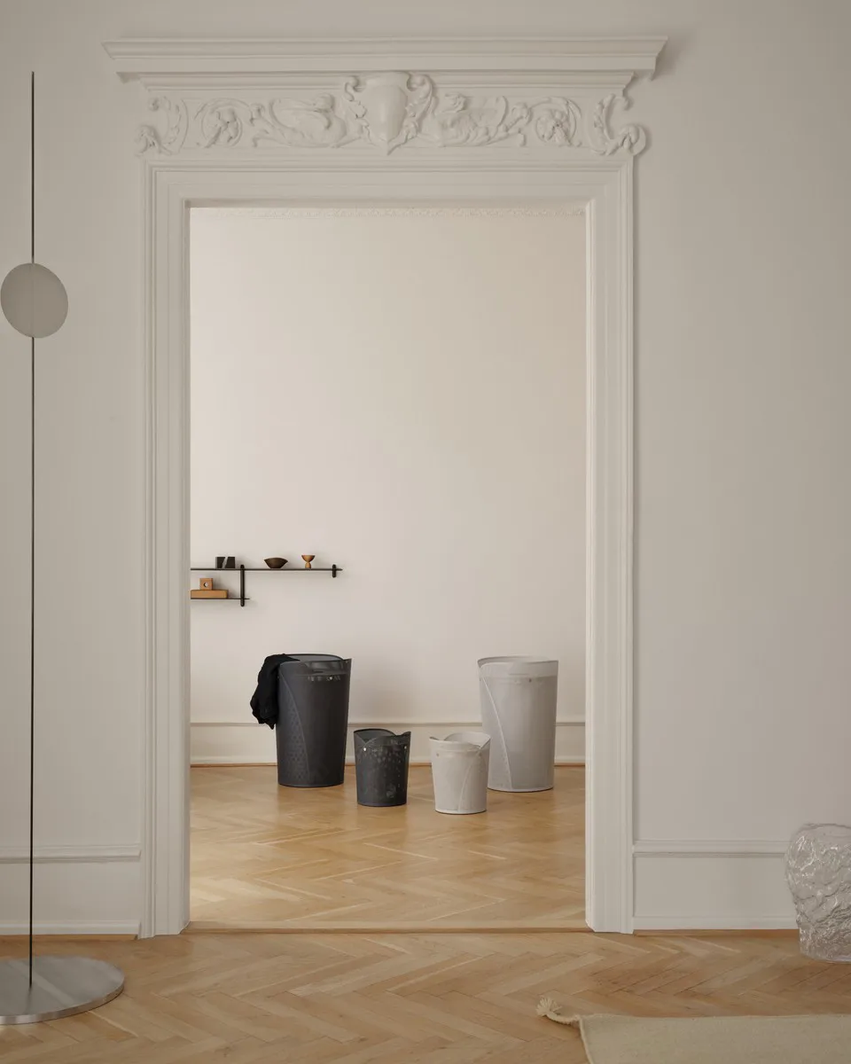 Oya pyykkikori 75 l, Lämmin harmaa Gejst