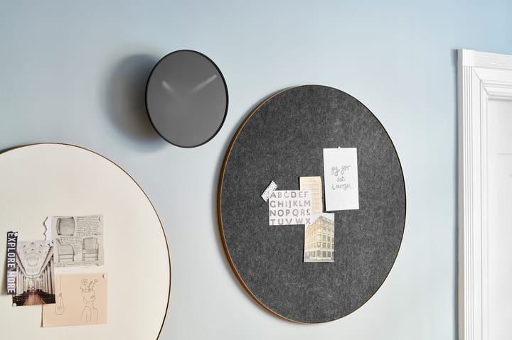 Retell pinboard ilmoitustaulu Ø 80 cm, Musta-messinki Gejst