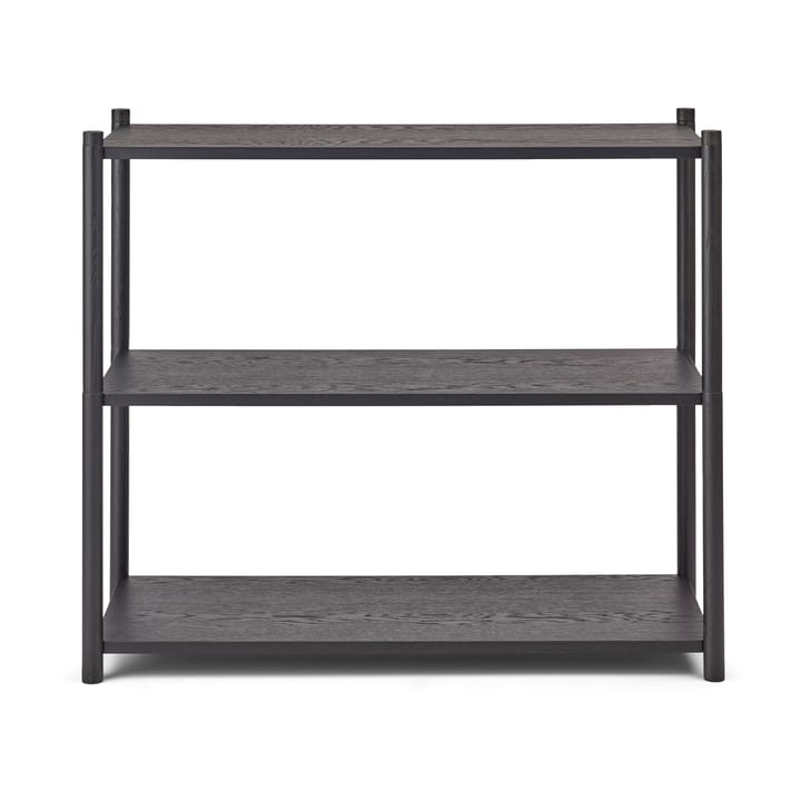 Sceene bookcase A - Mustaksi petsattu tammi - Gejst