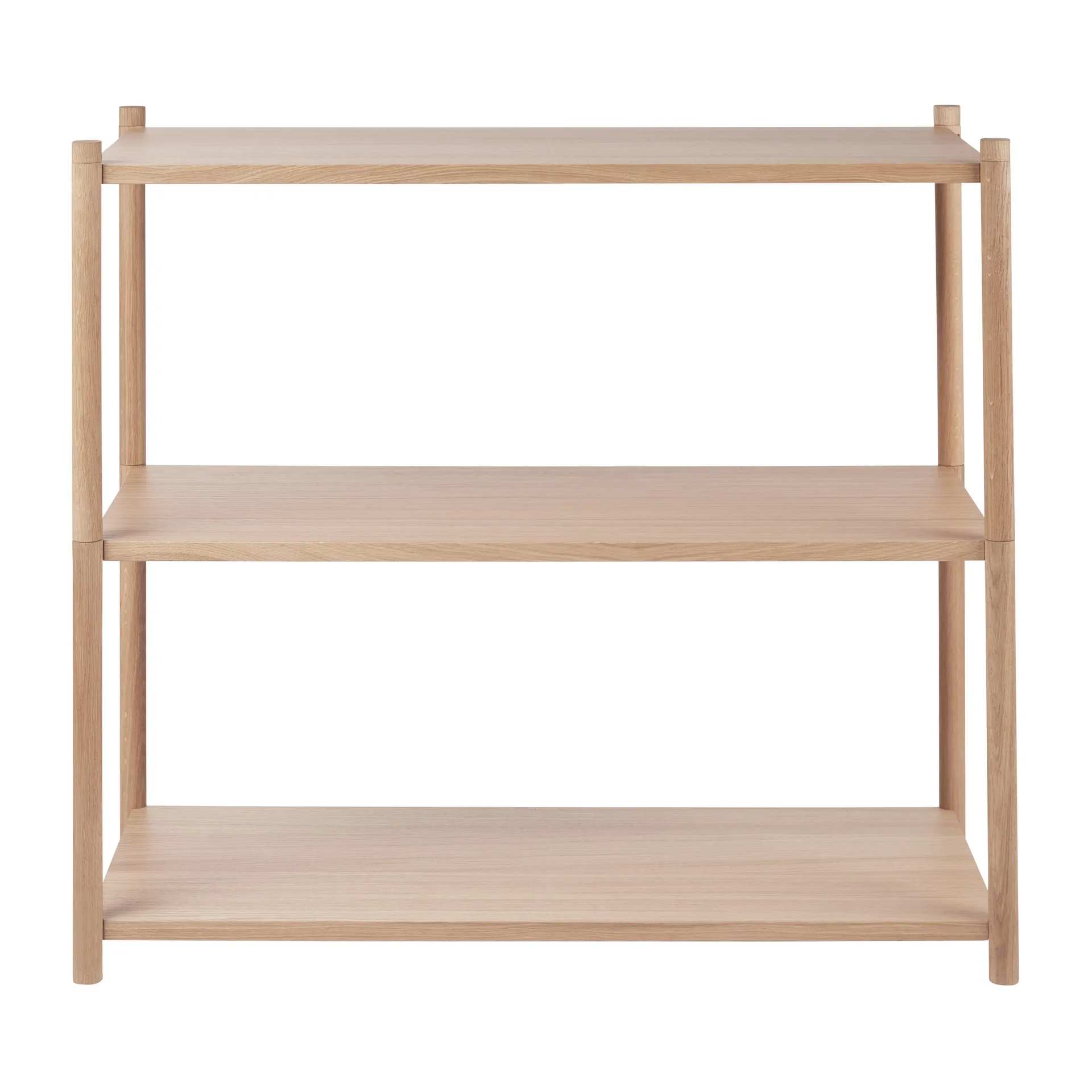 Sceene bookcase A, Vaalea tammi Gejst
