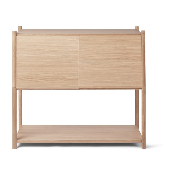 Sceene bookcase C - Vaalea tammi - Gejst