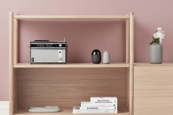 Sceene bookcase D, Vaalea tammi Gejst