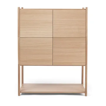 Sceene bookcase E - Vaalea tammi - Gejst