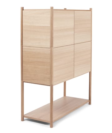 Sceene bookcase E - Vaalea tammi - Gejst