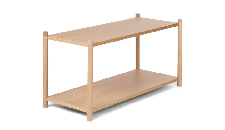 Sceene bookcase F, Vaalea tammi Gejst