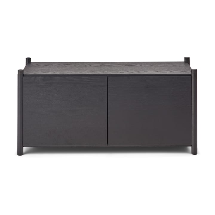 Sceene bookcase G - Mustaksi petsattu tammi - Gejst