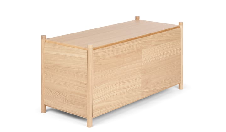Sceene bookcase G, Vaalea tammi Gejst