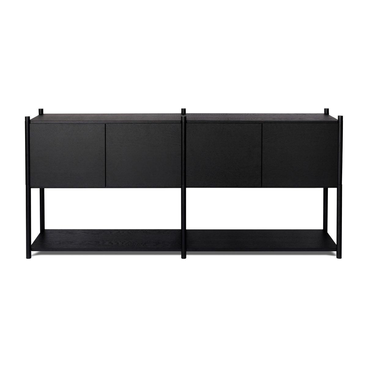 Gejst Sceene bookcase H Mustaksi petsattu tammi | Skandinaavinen Sisustus | Senkit & Sivupöydät | Musta