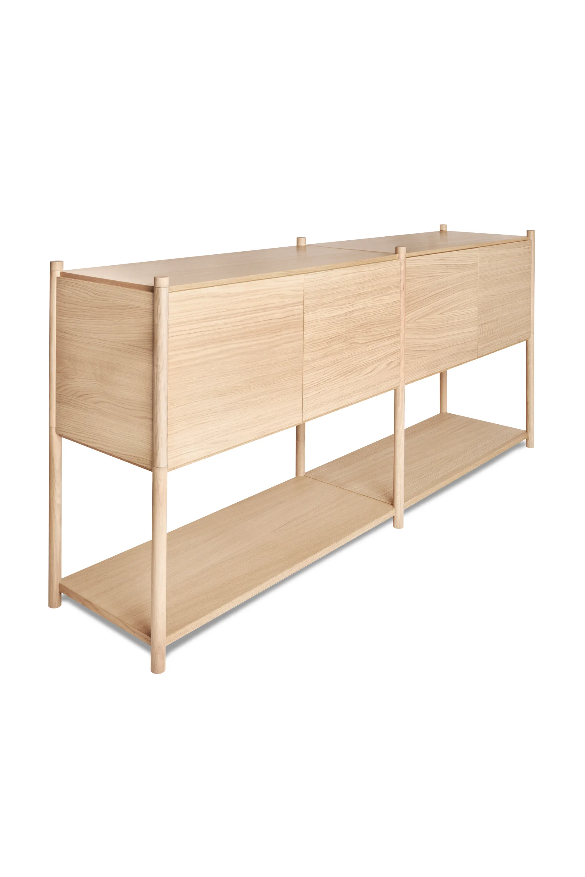 Sceene bookcase H, Vaalea tammi Gejst