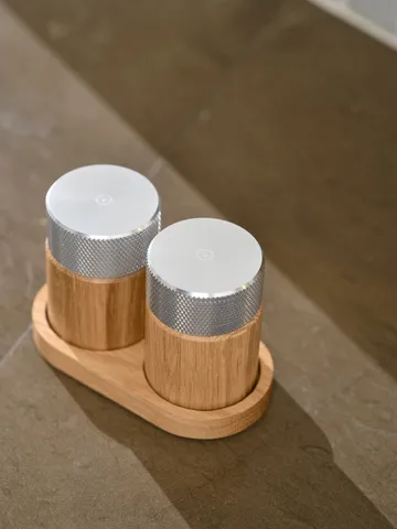 Sina suola- ja pippurimylly 6 cm - Tammi teräs - Gejst