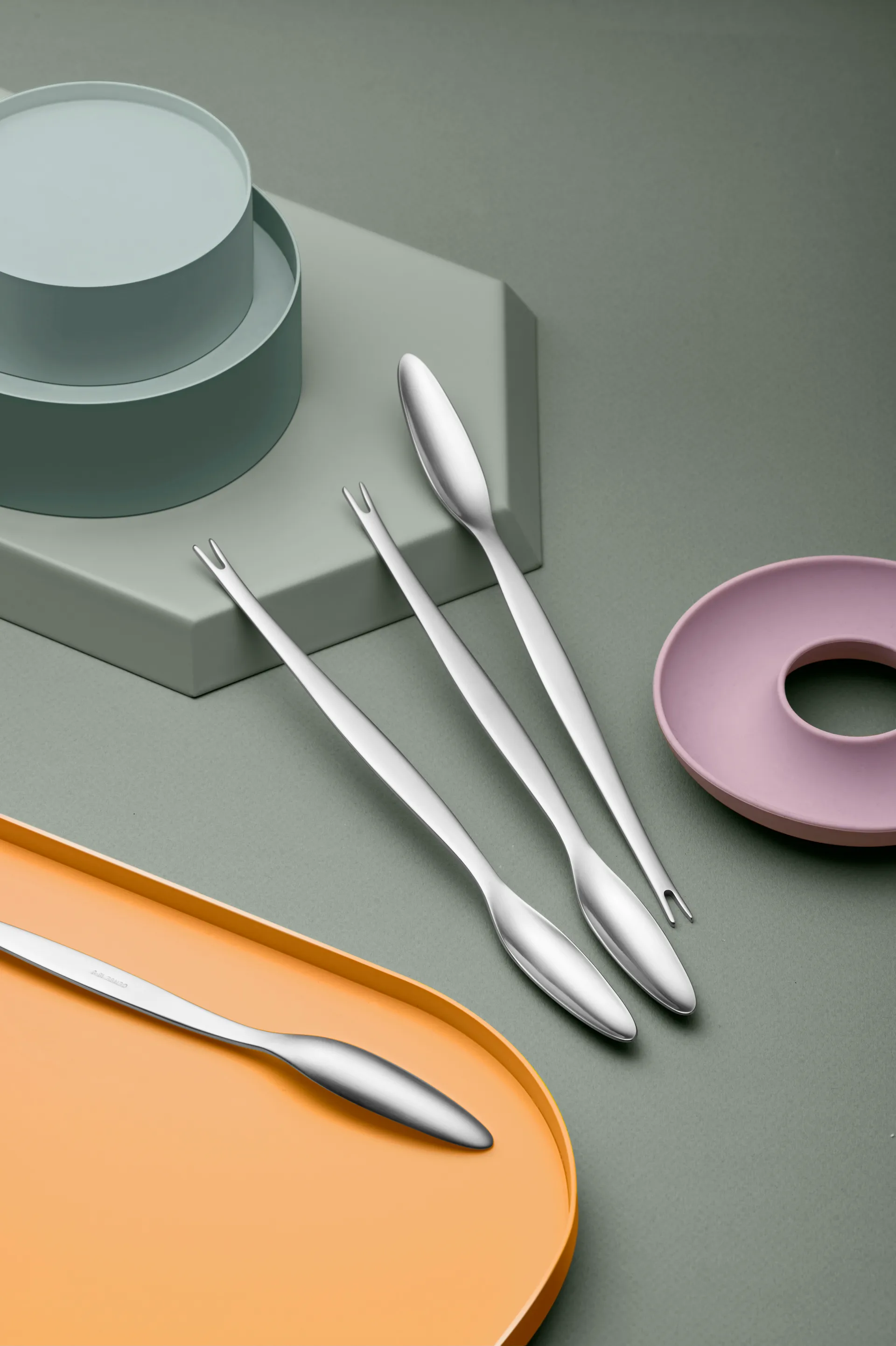 Focus Steel äyriäishaarukka 4 kpl, 4:n pakkaus Gense