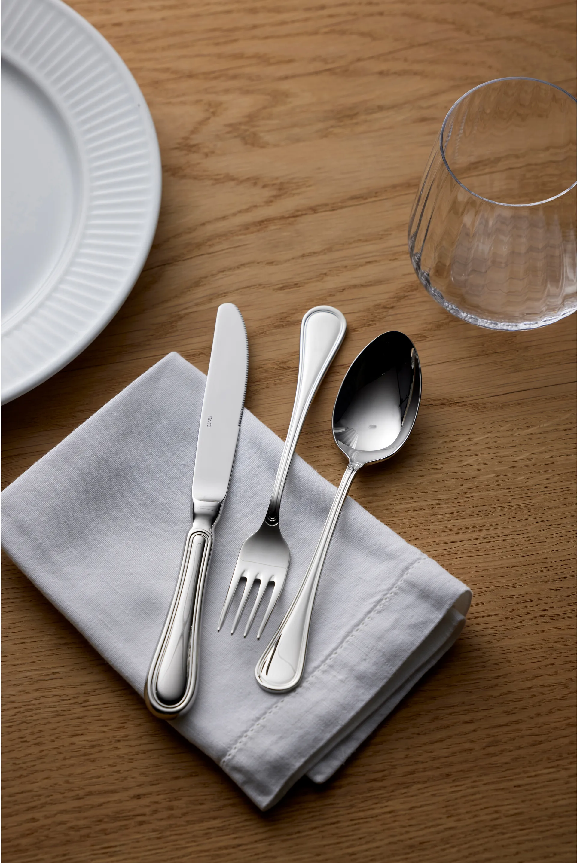 Oxford jälkiruokaveitsi 21 cm, Kiiltävä teräs Gense