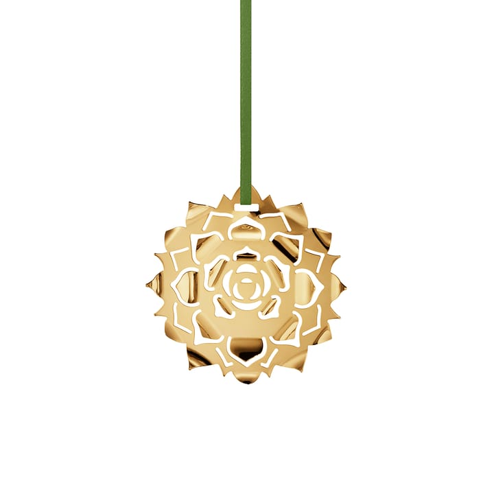 2020 Ice Rosette joulukoriste - Kultapäällysteinen - Georg Jensen