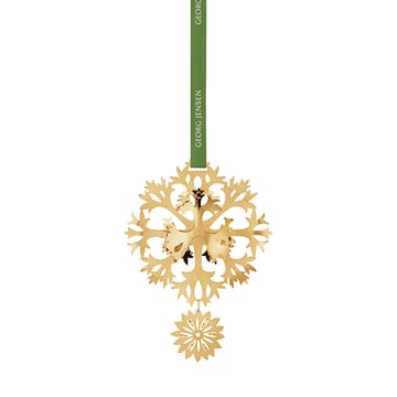 2020 vuoden joulukoriste Ice Flower - Kultapäällysteinen - Georg Jensen