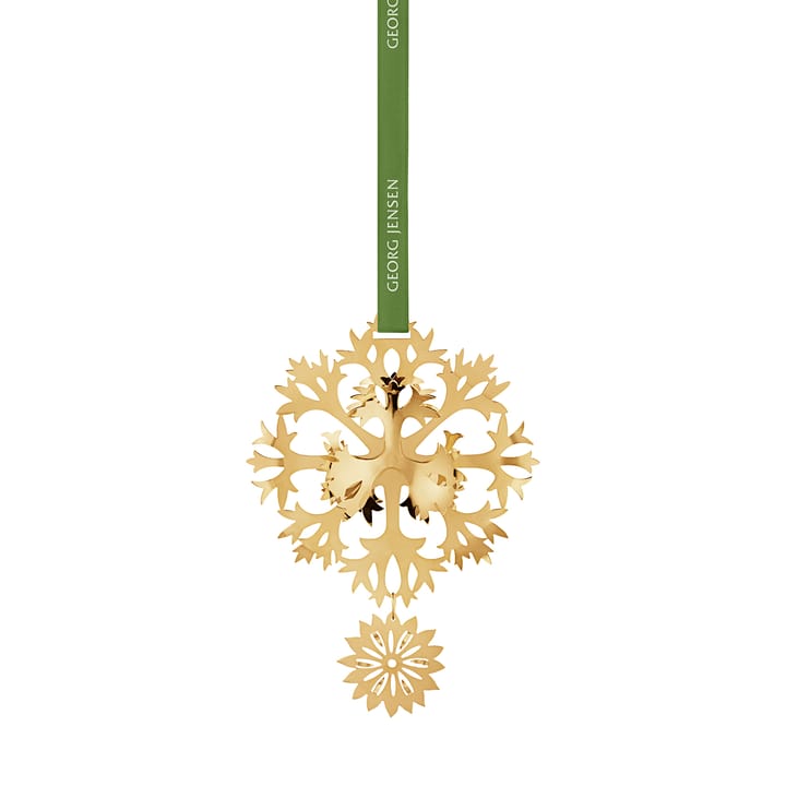 2020 vuoden joulukoriste Ice Flower - Kultapäällysteinen - Georg Jensen