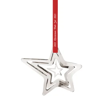 2021 Shooting Star jouluripustin - palladiumpinnoitettu - Georg Jensen