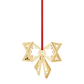 2022 Bow joulukoriste - kultapinnoitettu - Georg Jensen