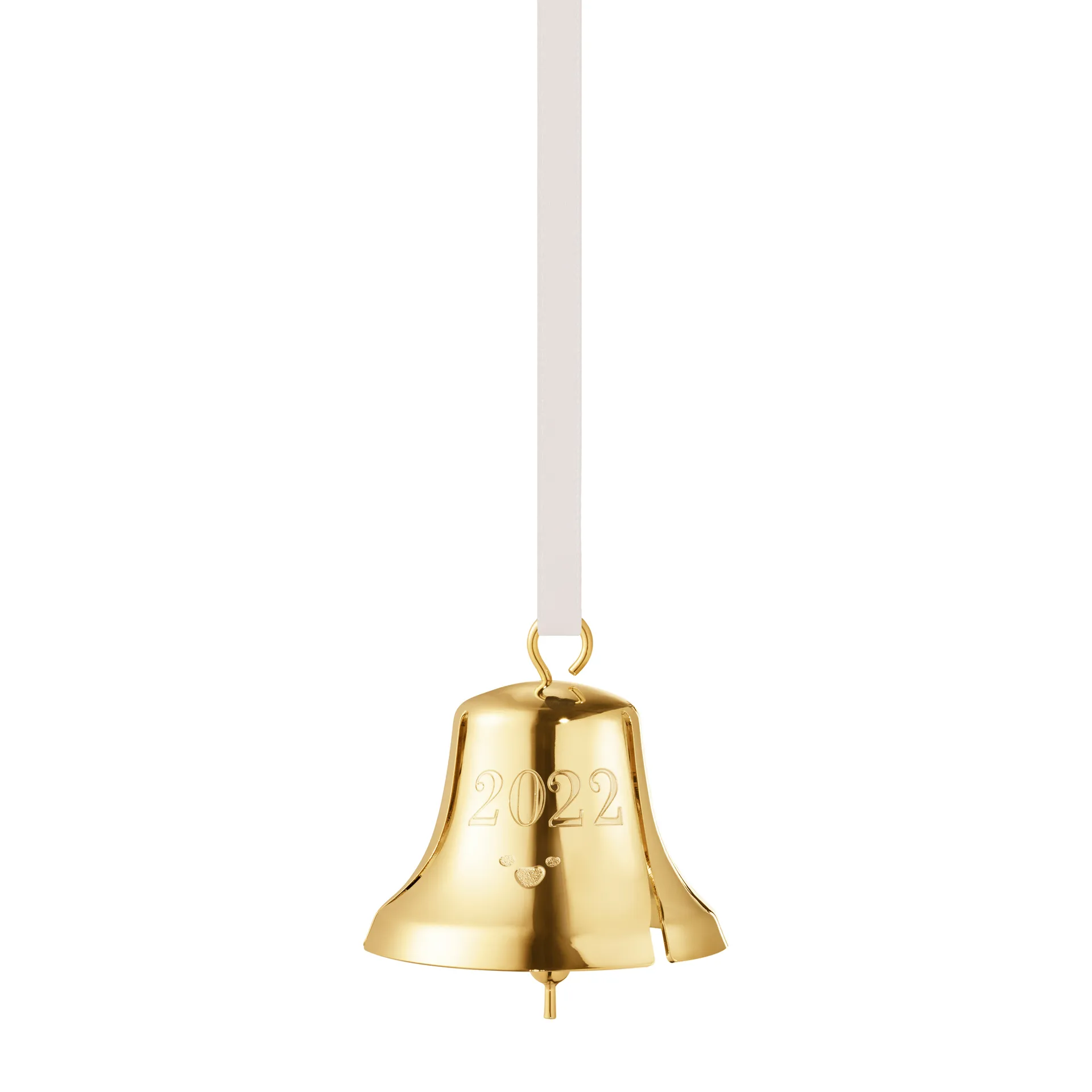 2022 vuoden joulukello, kultapinnoitettu Georg Jensen