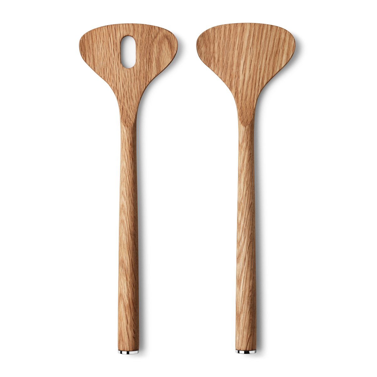 Georg Jensen Alfredo salaattiottimet tammea 28 cm | Skandinaavinen Sisustus | Salaattiottimet | Ruskea