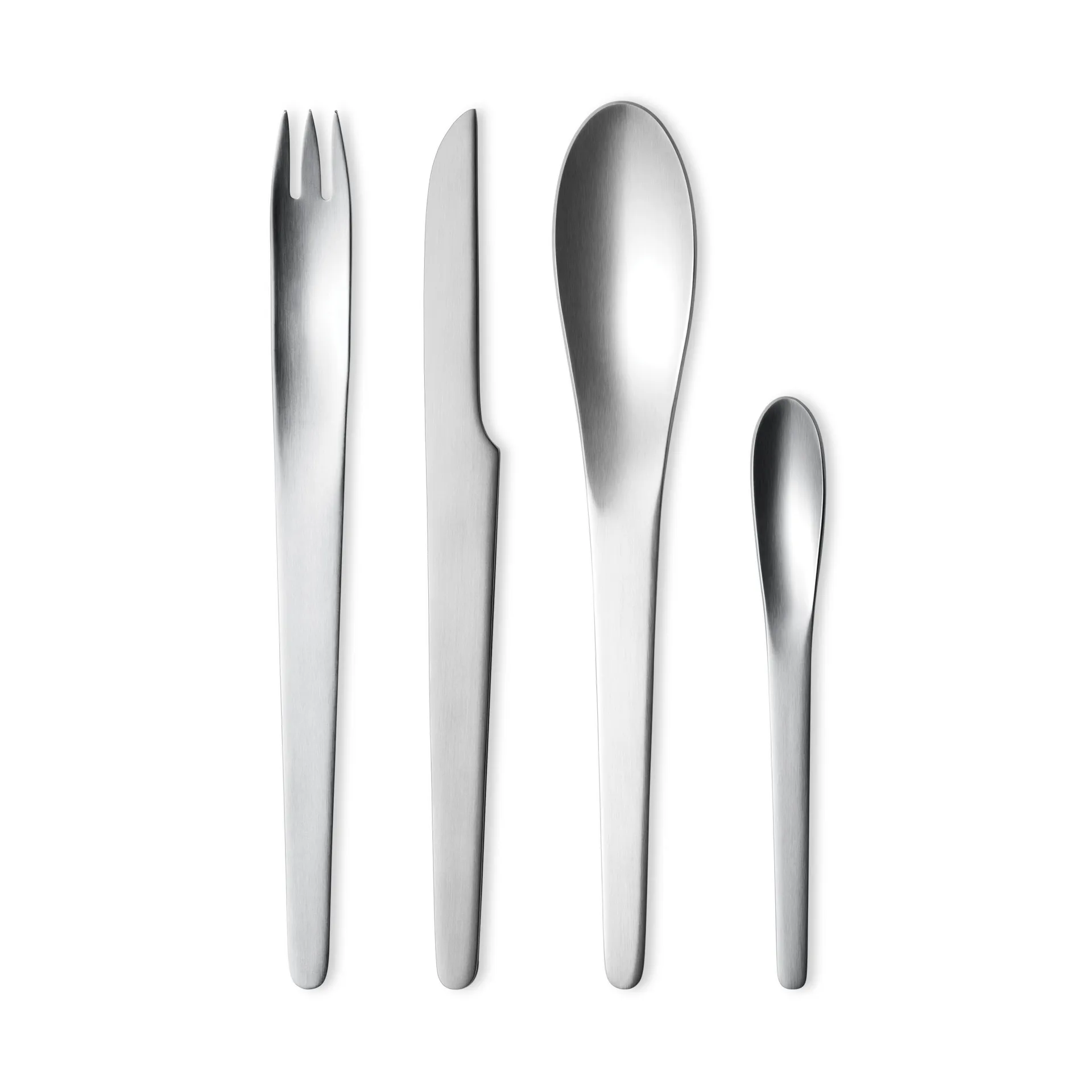 Arne Jacobsen -aterinsetti, 16 osaa Georg Jensen
