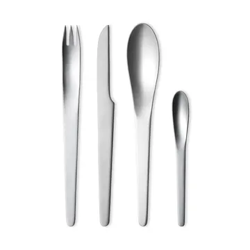 Arne Jacobsen -aterinsetti - 16 osaa - Georg Jensen