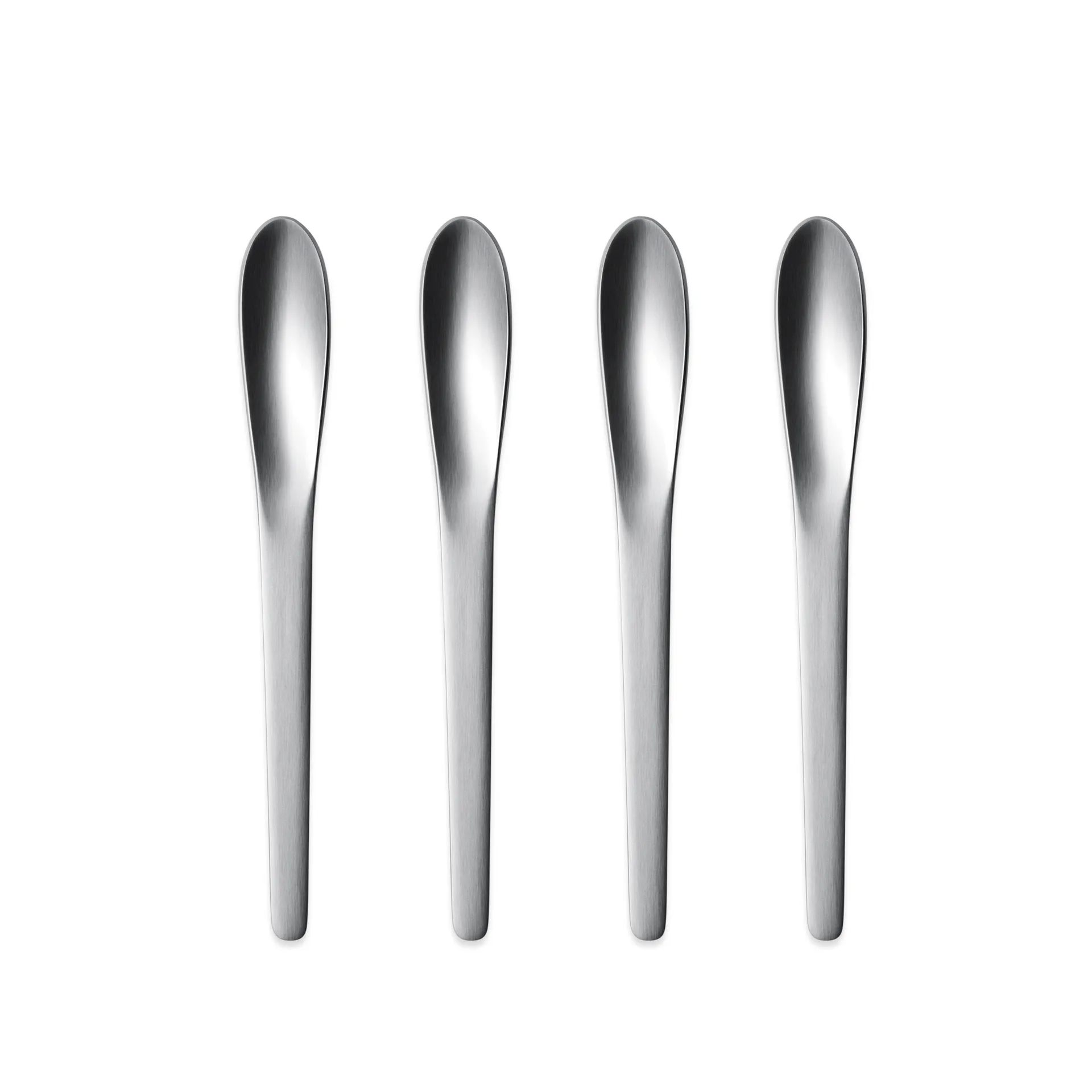 Arne Jacobsen tee- ja kahvilusikka, 4-pakkaus Georg Jensen