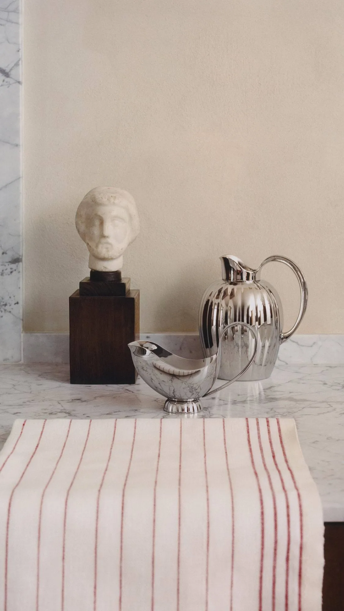 Bernadotte kastikekannu, Ruostumaton teräs, 33 cl Georg Jensen