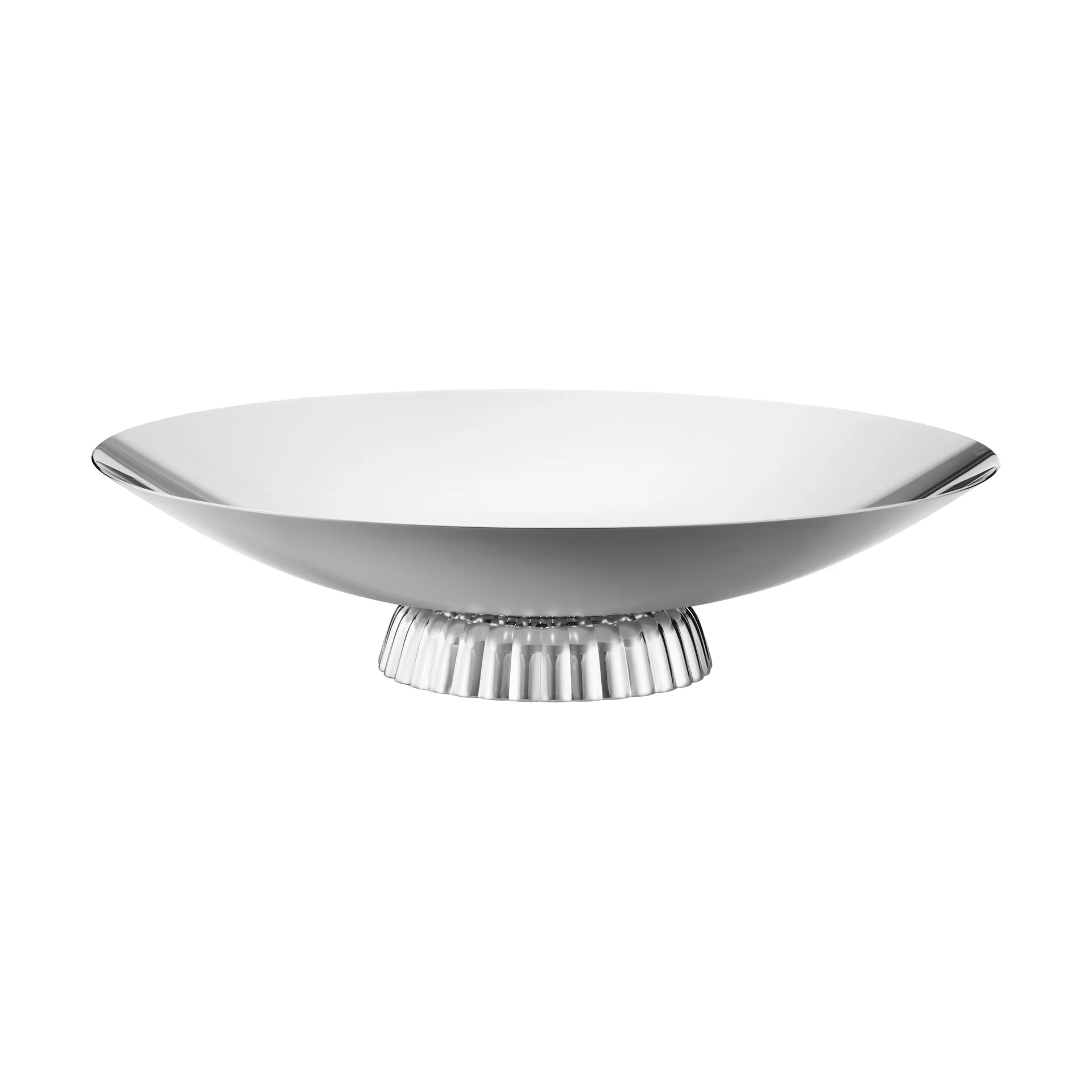 Bernadotte matala tarjoiluvati, Ruostumaton teräs, pöytäkoroke. Ø40 cm Georg Jensen