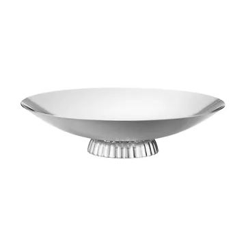 Bernadotte matala tarjoiluvati - Ruostumatonta terästä, Ø34 cm - Georg Jensen