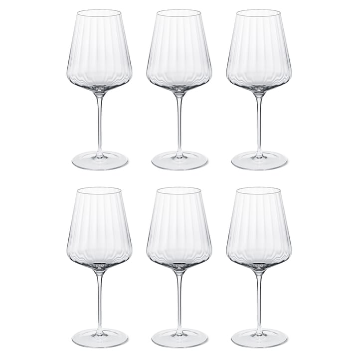 Bernadotte punaviinilasi, 6-pakkaus - Kristalli - Georg Jensen