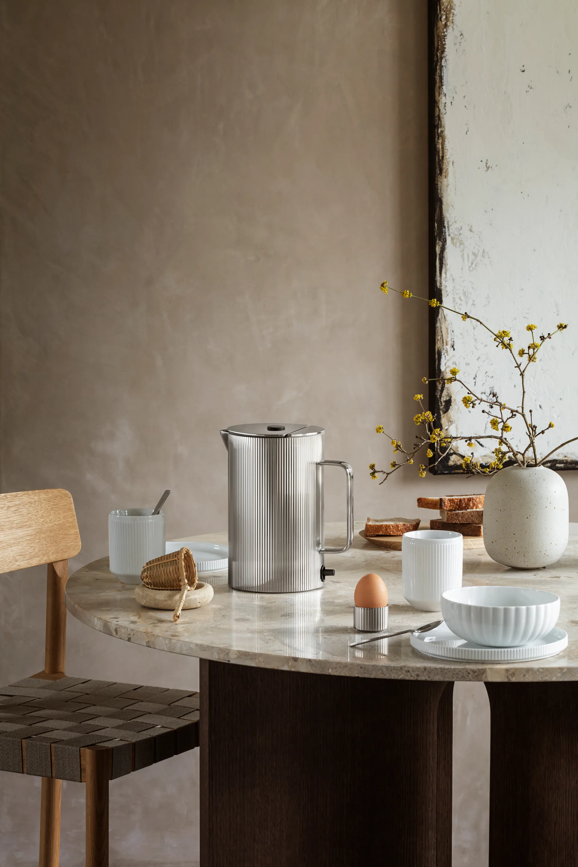 Bernadotte vedenkeitin, Ruostumaton teräs Georg Jensen