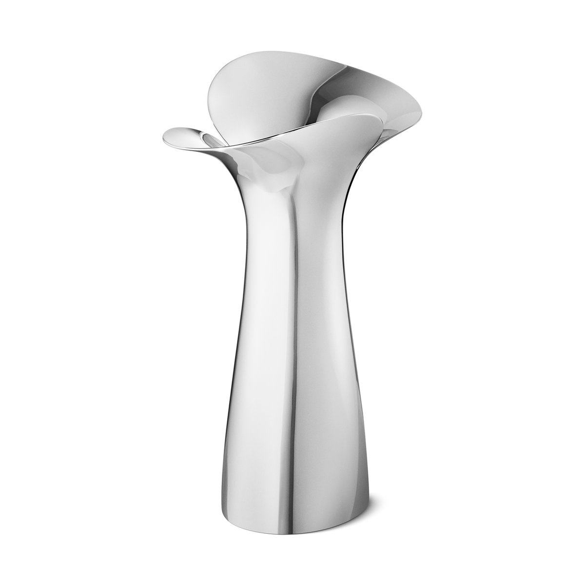 Georg Jensen Bloom Botanica maljakko 22 cm | Skandinaavinen Sisustus | Maljakot | Hopeanvärinen