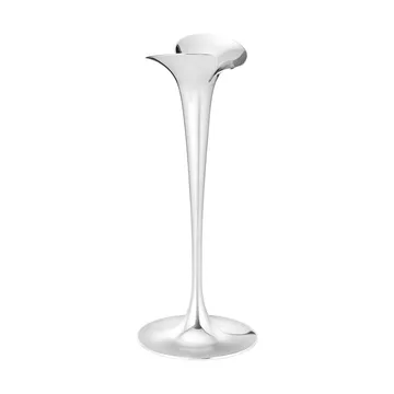 Bloom kynttilänjalat kruunukynttilöille - Ruostumatonta terästä, suuret, 2 kpl - Georg Jensen