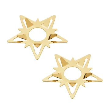 Classic christmas kynttilämansetti tähti 2-pack - Kulta - Georg Jensen