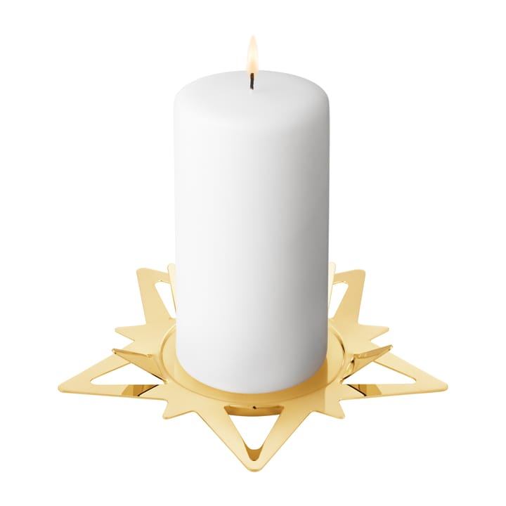Classic christmas star kynttilänjalka Ø16 cm, Kulta Georg Jensen
