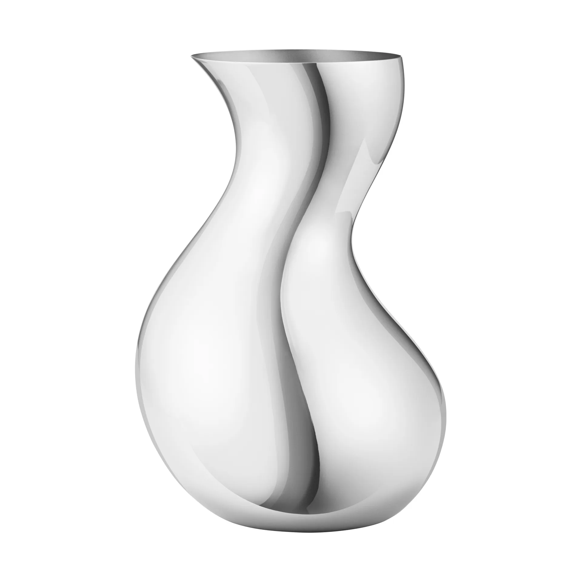 Cobra maljakko, Ruostumaton teräs, medium Georg Jensen