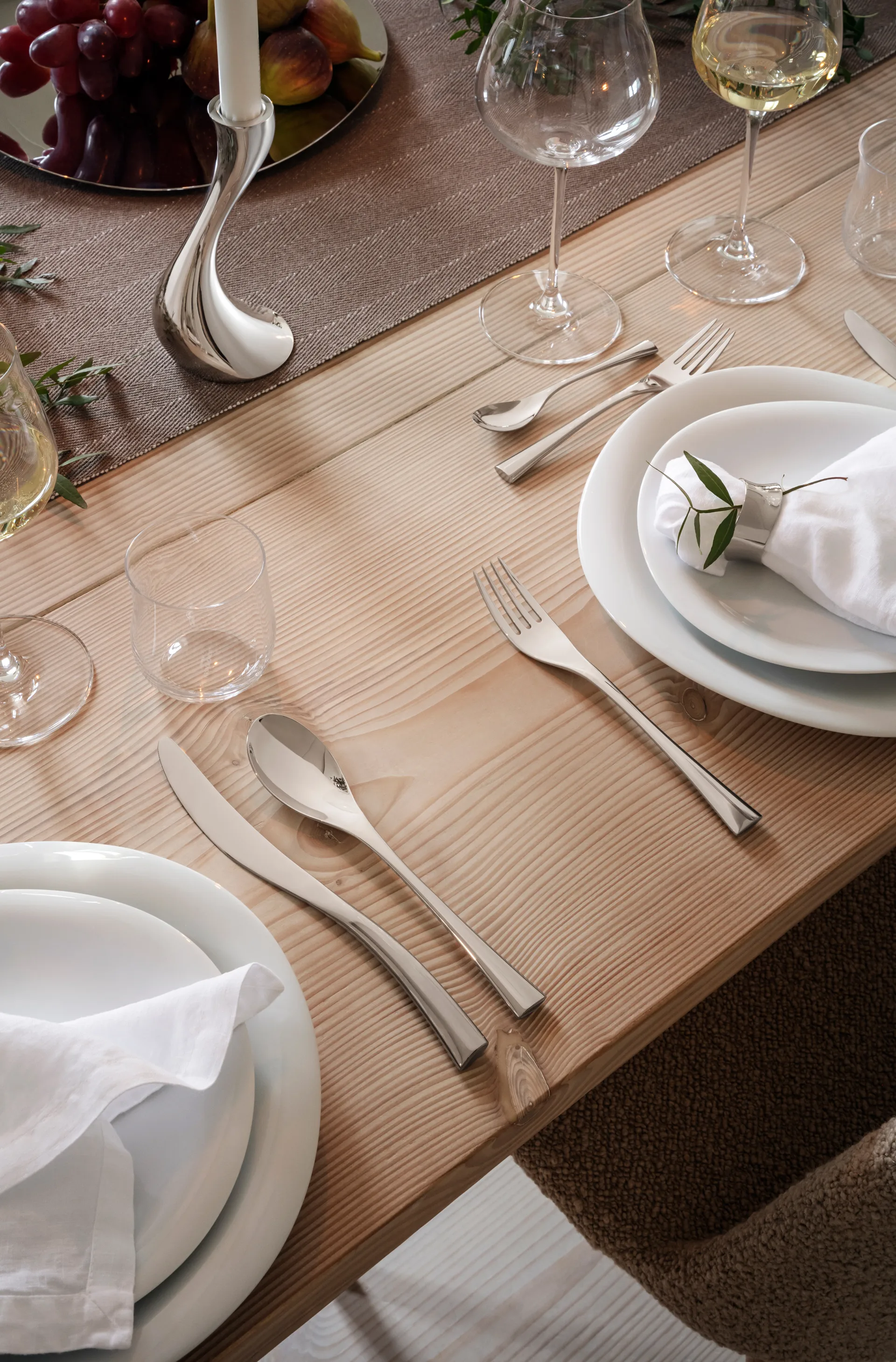 Cobra teelusikka 4 kpl, Ruostumaton teräs Georg Jensen