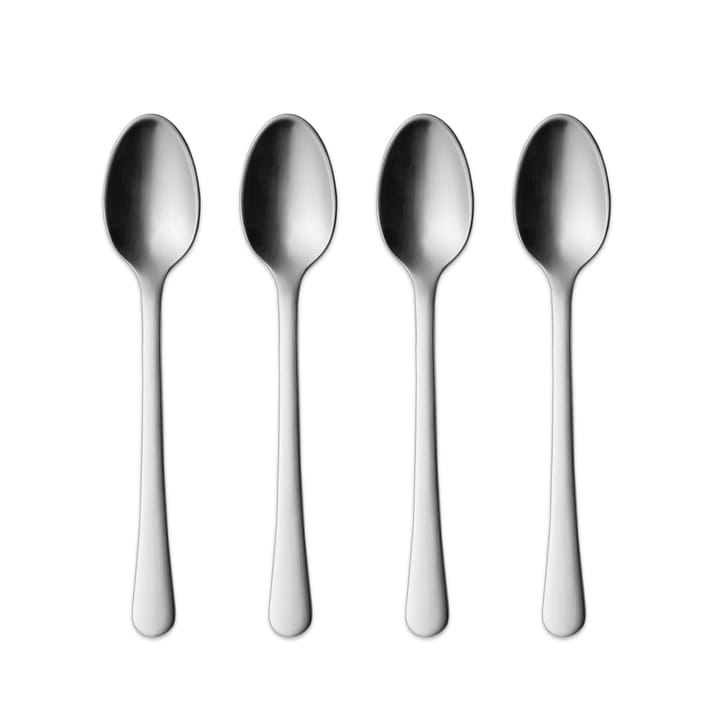 Copenhagen mattapintaiset teelusikat, large - 4-pakkaus - Georg Jensen