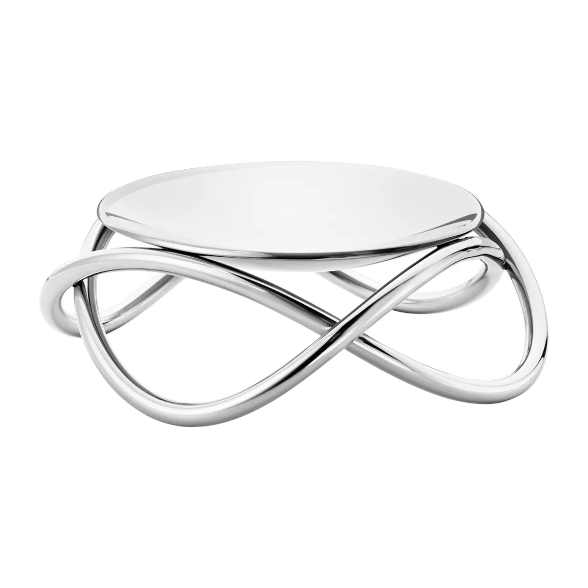 Glow kynttilänjalka pieni, Kiiltävä Georg Jensen