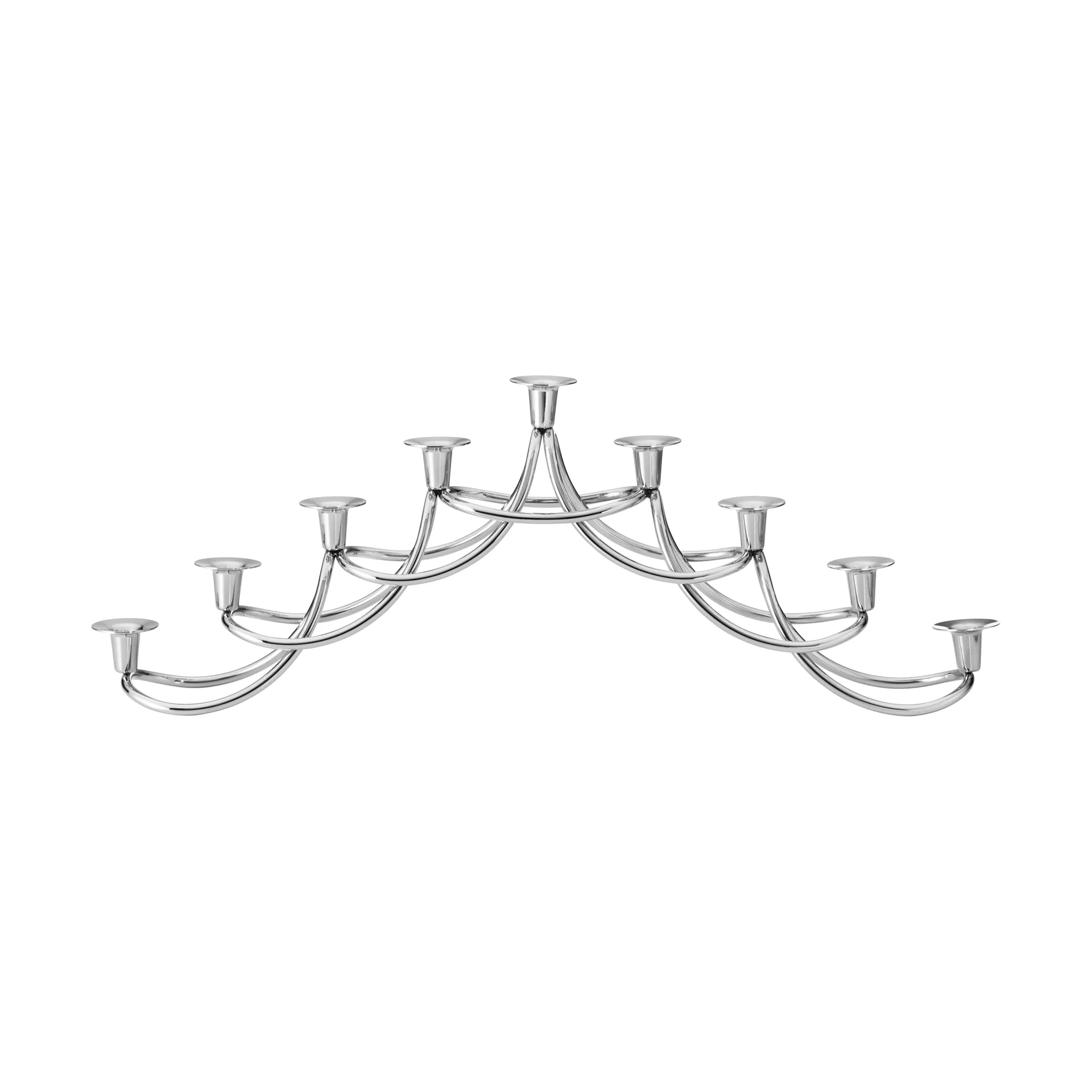 Harmony menorah kynttilänjalka, Ruostumaton teräs Georg Jensen