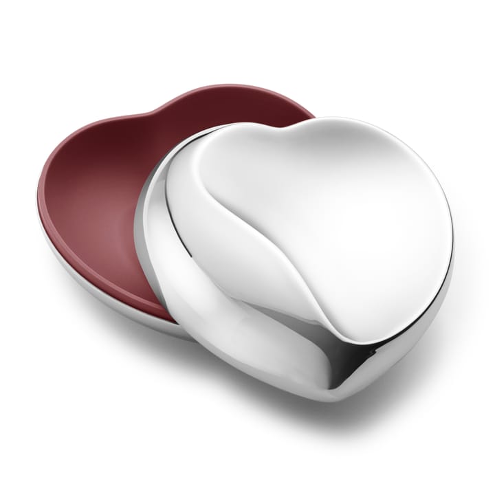 Heart box -korurasia - Suuri 12 x 13 cm - Georg Jensen